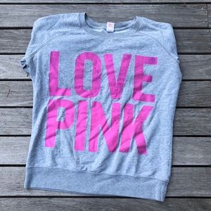 LOVE PINK/VICTORIA’S SECRET GREY SWEATER